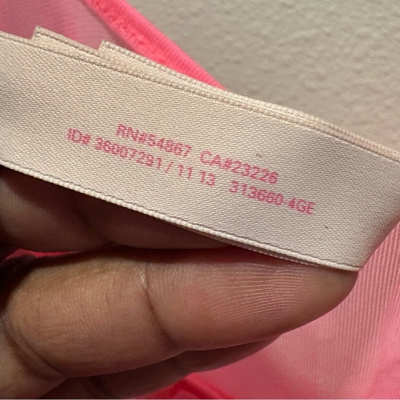 Victoria’s Secret Pink Chemise Nightie Size L Ruffle Trim Lingerie Sheer - Picture 10 of 11